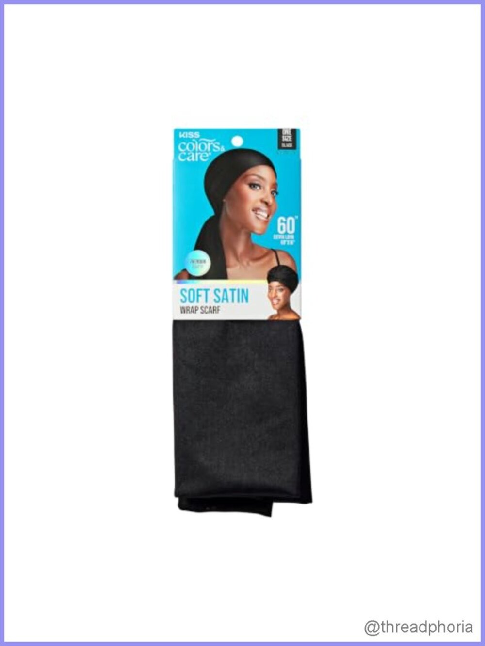 Soft Satin Wrap Scarf, Long Lasting, Multi-Purpose Hair Protection